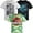 Black / green / grey, variant on Jurassic Park T-Rex Toddler Boys 3 Pack T-Shirts Toddler to Big Kid