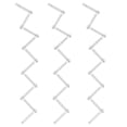 thumbnail image 2 of 3Pcs Règle Pliante DIY Règle Multi Angle Mesure Linéaire pour la Pose de Tuiles de Menuiserie, 2 of 7