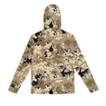 thumbnail image 5 of Camo Sun Protection Camo Shirts for Men Upf 50+ UV Rash Guard Sun Shirts with Mask Long Sleeve Hoodies Lightweight Sun Protection Blouses,Beige 3XL, 5 of 5
