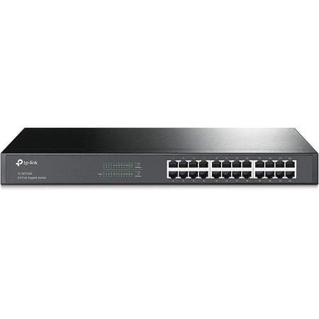 UPC: 0647213634938 | Restored TP-Link Network TL-SG1024 24-Port Unmanaged Gigabit Rackmount Switch Retail