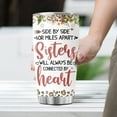 thumbnail image 4 of Sister Coffee Tumblers Insulated Mug Cup Double Wall Funny Stainless Steel Tumbler Gifts From Sisters Best Friend Women Mothers Day Christmas Birthday Travel Unique 20 Oz, 4 of 6