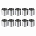 thumbnail image 1 of 10-Pack Round Stainless Steel Mousse Rings for Baking, Cake Mold and Pastry Cutter Tool Set for Kitchen Use, 1 of 5