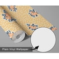 thumbnail image 6 of S4Sassy Floral Polka Dot Wallpaper- Orange Wall Covering, 25" X 120" Self-Adhesive Plain Vinyl Wallpaper, Wallwrap, Easy Diy Wall Covering For Kids Bedroom, Kids Room Decor, Playroom, 6 of 9