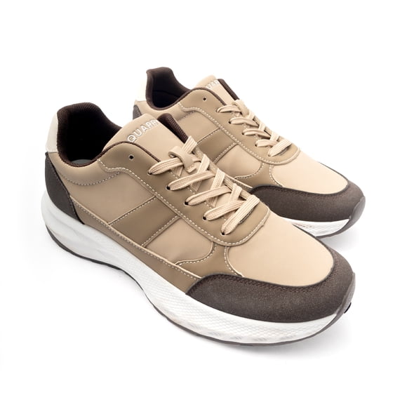 Tenis Chunky Con Suela Ancha Y Paneles A Contraste Para Hombre