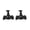 B, variant on Birdeem Alloy Cute Trunk Shaped Curtain Hooks Paired with Home Decoration Curtain Rope Hooks