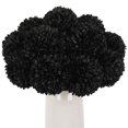 thumbnail image 1 of Planta artificial Briful de crisantemo negro, tallo de 28 cm, 12 unidades, 1 of 7