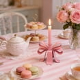 thumbnail image 6 of Bow Candle Holder for Centerpiece, Bow Metal Taper Candle Holder 7.48" H x 7" W,Anniversary Birthday Home Party Supplies, Wedding Party Dinner Table Decoration ,2026, 6 of 6