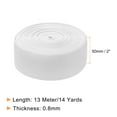 thumbnail image 2 of Uxcell 2 Inch x 14 Yard Knit Elastic Spool Flat Elastic Band for Sewing, White, 2 of 6