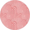 thumbnail image 1 of Ahgly Company Machine Washable Indoor Square Transitional Flamingo Pink Area Rugs, 3' Square, 1 of 7