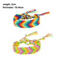 thumbnail image 2 of 2pcs Divers Couleur Fierté Tressé Bracelet Arc-en-Ciel, 2 of 5