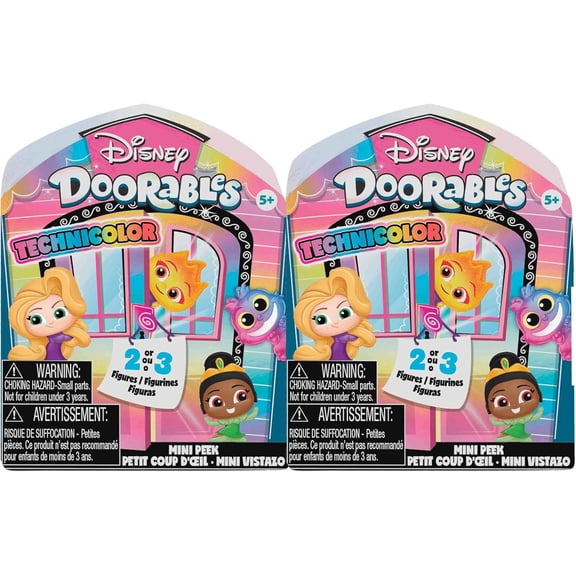 Disney Doorables Series 11 Technicolor Takeover LOT of 2 Mystery Packs