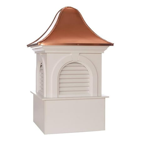 Good Directions BS30SL 30 x 50 in. Ridgefield Vinyl Cupola with Roof - Copper & White