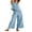 Blue, variant on Xsylife Women's 2 Piece Plaid Pajamas Lounge Sets Sleeveless Tank Tops Wide Leg Pants Loungewear Outfits Sleepwear Homewear