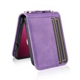 thumbnail image 3 of for Motorola Moto Razr 2024 Case Wallet with Card Holder for Women Motorola Moto Razr 2024 Case with Detachable Crossbody Lanyard PU Leather Shockproof Protective Cover Case,Purple, 3 of 8
