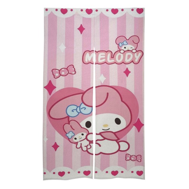 Cortina de puerta Melody, cortina opaca para puerta de 34 x 57 pulgadas, cortina divisoria de privacidad para decoración del hogar, dormitorio, cocina, 2 paneles