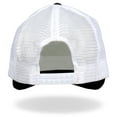 thumbnail image 5 of Hot Leathers GSH1009 Knuckles Black and White Trucker Hat One Size, 5 of 6