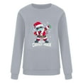 thumbnail image 4 of Longs Chandails de Noël pour Femmes Mode Décontractée Imprimé de Noël Col Rond Chandail Manches Longues Chandails pour Femmes Col Haut Chandails pour Femmes, 4 of 7