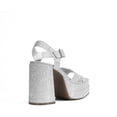 thumbnail image 3 of Sandalia DREAM PAIRS Y2K Plata con Brillo Plataforma y Tacones 9.5, 3 of 6
