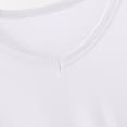 thumbnail image 5 of Fengqque Womens Basic T Shirts Summer Tops Modal Tshirts for Women V Neck Short Sleeve Casual Basic Loose Tops Women's Tops White XL(XL), 5 of 6