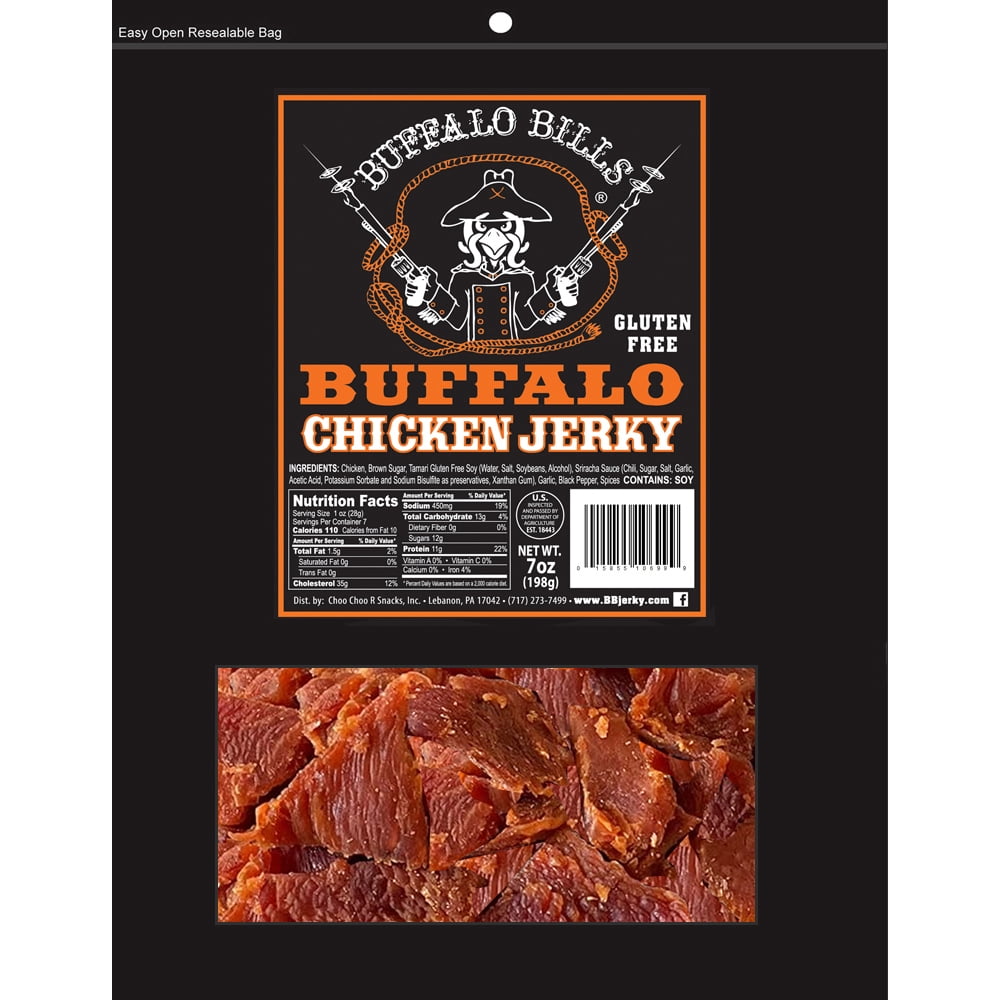 Buffalo Bills Buffalo Chicken Jerky 7oz Packs (3 packs of chicken jerky)