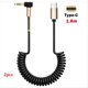 thumbnail image 2 of Cable de Extensión USB-C en Espiral de Resorte A 90 Grados de 3,5 mm para Auriculares, Conector Auxiliar de Audio, Estéreo, para Coche, para Smartphone., 2 of 6