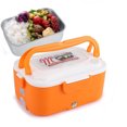 thumbnail image 1 of 1.5L Portable Car Electric Heater Lunch Box Reusable Food Storage Warmer With Detachable Stainless Steel Container With Auto Charging Function For Car Use, 1 of 6