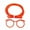 1pc red, variant on 1/5PCS Straw Glasses Funny Soft PVC Flexible Drinking Tube Novelty Entertainment Accessories Party Bar Supplies Christmas Gift