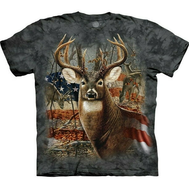 The Mountain T-Shirt Patriot Buck, Bleu Tempête (Moyen)