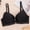 Black BKS, variant on YLOMAY Womans Bra Women’s Underwear Lift up Back Snaps Bras Solid Color Comfy Stylish Brassiere Ladies Loose Casual Wear Black 85B