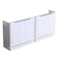 thumbnail image 4 of Wosthever Soporte de almacenamiento multifuncional Estante de almacenamiento colgante Estante de jabón Clamshell Soporte de de jabón con perchas Juegos de accesorios de baño No. 4 Wosthever HA027560-04, 4 of 4