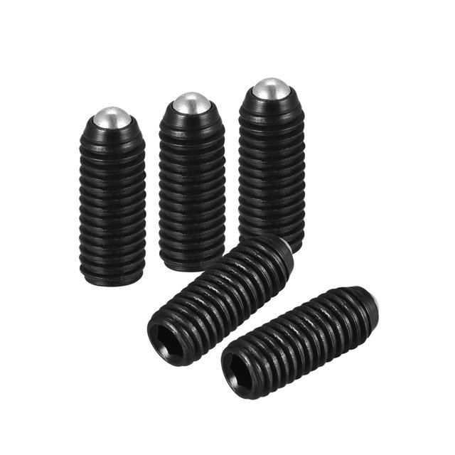 Unique Bargains Ball Point Set Screws, M5 x 16mm High Carbon Steel Metric Spring Hex Socket Grub Screw 5 Pack