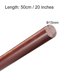 thumbnail image 2 of Varilla redonda de plástico, diámetro de 5/8", longitud de 20", barra redonda de fenolico marrón, varilla de plástico de ingeniería, 2 piezas, 2 of 5