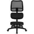 thumbnail image 4 of UrbanPro Mobile Ergonomic Kneeling Task Office Chair in Black, 4 of 6