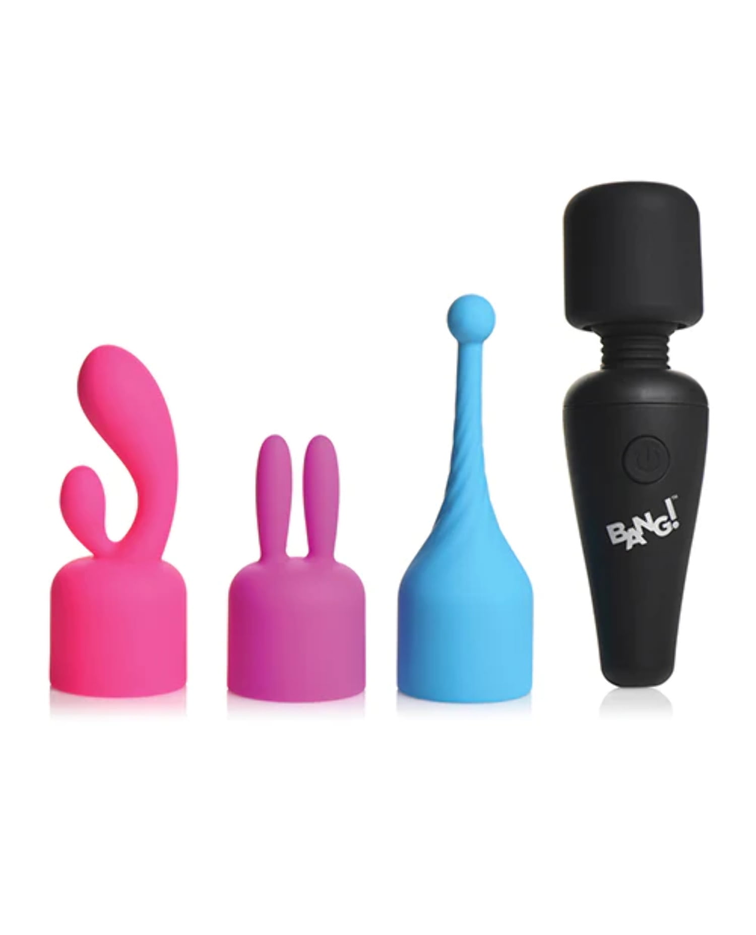 XR Brands Bang! 10x Mini Wand W/ 3 Attachments, Rabbit Vibrator -  Walmart.com
