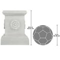thumbnail image 3 of Design Toscano English Rosette Garden Sculptural Plinth: Grande, 3 of 7