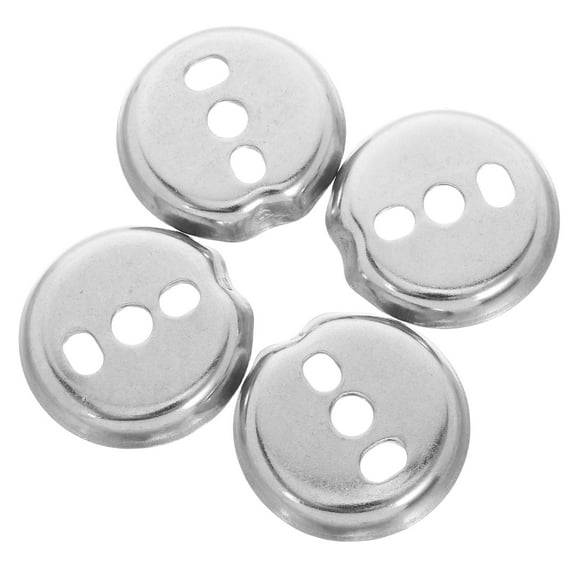 Yardwe Towel Bar Brackets Stainless Steel Silver 4Pcs