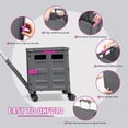 thumbnail image 6 of Foldable Utility Cart with Stair Climbing Wheels,Collapsible Rolling Crate with Magnetic Lid Telescopic Cover,Adjustable Telescoping Handle Hand Cart, 6 of 7
