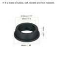 thumbnail image 2 of Uxcell T Type Rubber Grommet Mount Dia 43.5mm ID 33mm Seal Protection Flexible Hole Plugs Cable Pipe Black, 2 of 5