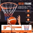thumbnail image 3 of Canasta de baloncesto VEVOR Q235 montada en la puerta de la pared con red de 18 pulgadas, 3 of 9