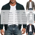 thumbnail image 3 of BRGZLK Mens Lightweight Jacket Stylish Solid Color Long Sleeve Lightweight Ribbed Cuffs Casual Full Zip Coat for Outdoor Casual Hiking Fishing Khaki 4XL, 3 of 9