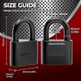 thumbnail image 2 of Maudex® PBK50 Weather-Resistant Padlock - Reliable Protection with 5 Keys, Protective Coating, Durable Steel Lock for Storage Units, Gates & Property, 2 of 7