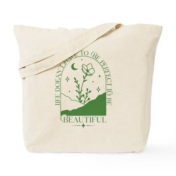 CafePress - PERFECT TO BE - Unisex Canvas Tote Bag, Beige, 1-Piece