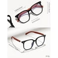 thumbnail image 3 of 1pc Men Geometric Frame Casual Eyeglasses With Glasses Rope, For Daily Life, 3 of 4