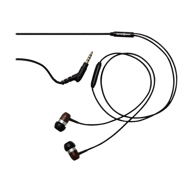 Symphonized GLXY In-Ear Wood Headphones Earphones with mic in