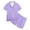 X1Light Purple, variant on Djtdsds Girls Button-Down Pajama Set Two-Piece Heart Print Sleepwear Soft Comfortable Loungewear for Tweens Size:12-13 Years