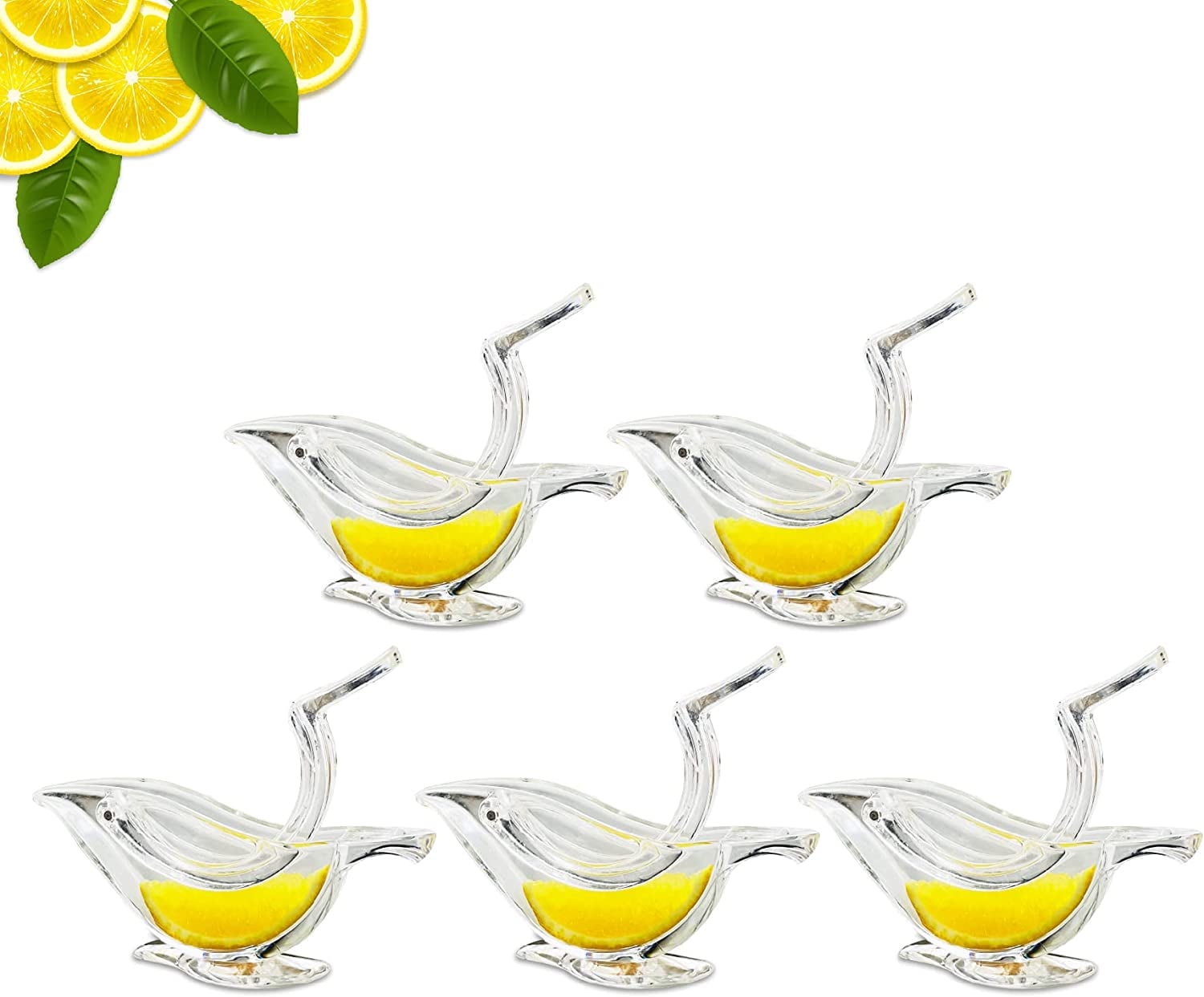 Manual Lemon Juicer, Acrylic Manual Lemon Slice Squeezer, Lemon Juicer