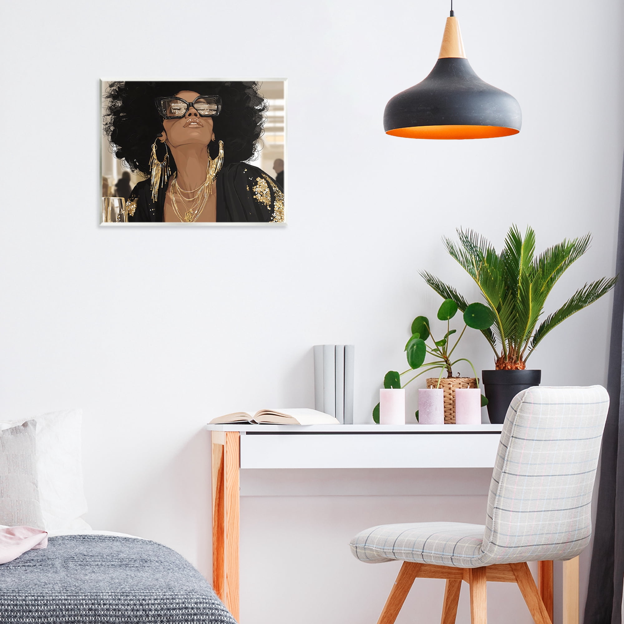 Stupell Industries Full Of Confidence Beautiful Woman Wall Plaque Art, design by Franklyn Gregory