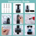 thumbnail image 3 of 2X Automatic Soap Dispenser, Touchless Infrared Motion Sensor, 700Ml Wall Mount Hand Free for Bathroom Kitchen Hotel, 3 of 5