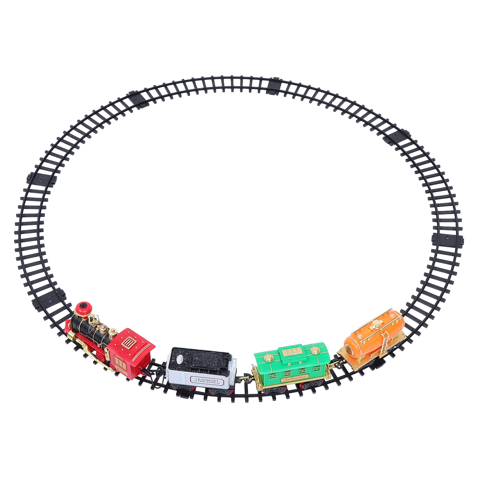 OUNONA 1 Set of Classic Steam Rail Train Children Electric Rail Train