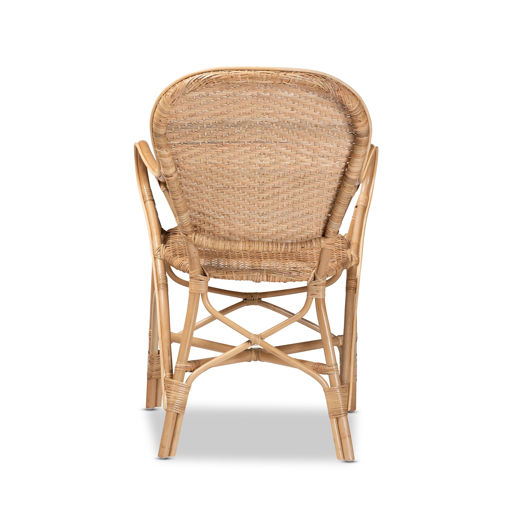 bali & pari Genna Dining Chair Natural Brown